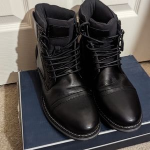 Men's Club Room Black Dress Boots 10.5